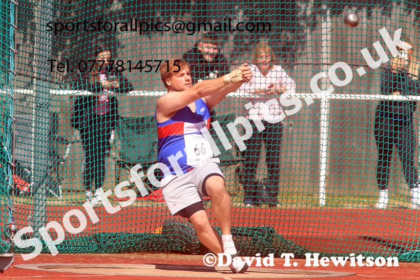 Senior Mens hammer, 2024 Northern Senior and Under-20s Track and Field Champs, Middlesbrough.  Photo: David T. Hewitson/Sports for All Pics